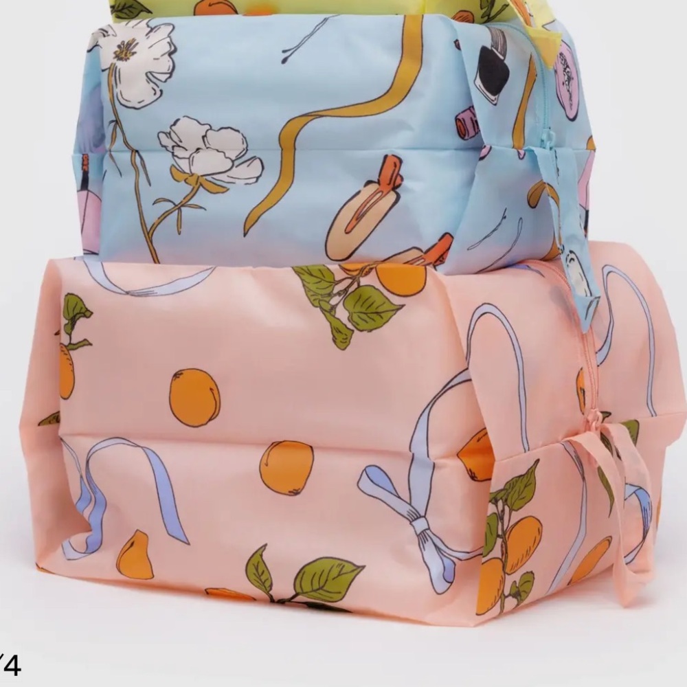 Colorful Floral and Fruit Print Bags